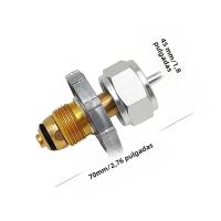 Adaptador De Recarga De Propano Para Estufa De Gas En Latón Conector De Aluminio Para Camping Y Transferencia De Botella De Propano Accesorio De Cocina Al Aire Libre - details 8