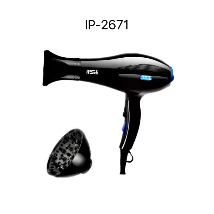IPSDI Secador de pelo profesional IoniCare Radiance. 2600W con Motor DC, Tecnología de Iones y Gran caudal de aire, 2 Velocidades y 3 Temperaturas, Incluye Boquilla Concentradora y Difusor - 1
