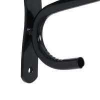 vidaXL Soporte de silla de montura de pared hierro negro - details 6
