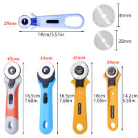 IMZAY Kit De Herramientas De Corte Rotativo Profesional Portátil Con 5 Hojas De Acero Inoxidable Seguro Para DIY Talla 28/45mm - details 1