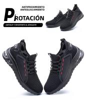 Zapatos De Seguridad Para Hombre Verano Malla Antipinchazos Punta De Acero Transpirables Ligeros Con Inserto De Kevlar Y Tela Superior - details 18
