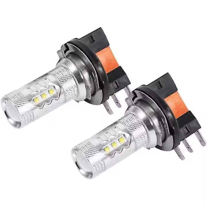 H15 llevó los bulbos de La Luz, 80W Blanco H15 Llevó Las Luces del bulbo Lamp2pcshite - 1