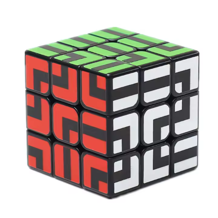 Maze Tipo Cubo Mágico 3x3x3 Juguete Labyrinto Profesional Para Niños Y Niñas Juguete Educativo De Resolución De Problemas - 1