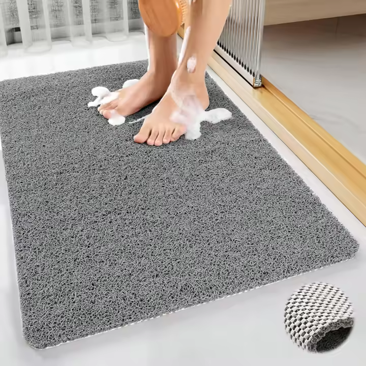 Alfombra de Ducha antideslizante de Lufa para Ducha interior, Alfombra de bañera de PVC - 1