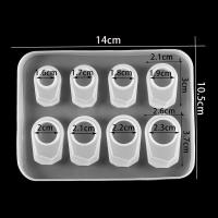 Molde De Silicona Para Anillo De Epoxy DIY 1pcs Herramientas De Resina UV Para Joyería Accesorios De Joyería Múltiples Uso - details 2