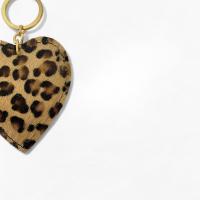LLAVERO  CORAZÓN para mujer, Llavero con estampado de leopardo y cebra,Diseño Dulce &chic,accesorio para bolsos, ideal para regalar, - details 4