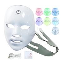 Máscara Facial LED USB Carga 7 Colores Terapia Fotónica Belleza Anti-Edad Rejuvenecimiento Piel Levantamiento Blanqueamiento Cuidado De La Piel - details 11