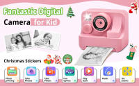 Cámara Digital Instantánea Para Niños 1080P 2.4 Pulgadas Con Impresión Térmica Juego De Fotos Y Videos Regalo Para Niños Y Niñas Educativo - details 7