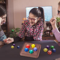 Juego De Piedras Gonggi Jack Set De Entrenamiento De Coordinación Manual-Mental Juguete De Partido Para Jóvenes Y Adultos - details 1