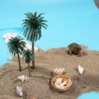 Maceta De Bonsái De Palma De Coco En Plástico Modelo Para Manualidades DIY Escenografía De Arena Para Mesa Micro Landscape - details 7