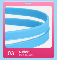 Nuevas Gafas de Natacion de silicona ajustables, antivaho, Gran angular y coloridas para niños, suministros de Natacion - details 20