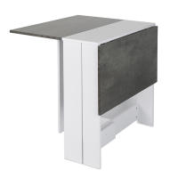 Mesa de Comedor Plegable Cocina Salón Mesa Auxiliar con 2 Alas Abatibles Ahorra Espacio Diseño Moderno cuatro colores - details 2