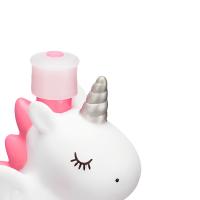 LILI HOME 🦄 Pack de 2 Botellas Unicornio Infantil 300 ml 7 x 7 x 19 cm – Colores Surtidos es perfecto para niños y niñas. Cada botella tiene una tapa en forma de unicornio 3D con detalles brillantes y colores llamativos, lo que las co - details 0