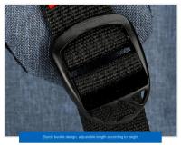 Mochila Impermeable Para Hombres Ultra Ligera Con Capacidad Para Portátil De 15.6 Pulgadas Estilo Casual Con Flecos Reflectantes Bolsa De Espalda Para Libros - details 26