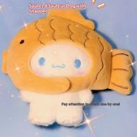 Muñeco De Peluche Sanrio Cinnamoroll De 13cm Kawaii Taiyaki Muñeco De Peluche De Dibujos Animados Para Regalo De Cumpleaños Para Amigos Material De Peluche Corto Y Relleno De Algodón PP - details 3