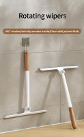 Cepillo De Limpieza Con Mango De Silicona Y Mopa Para Piso Y Ventanas Cabeza Flexible Para Baño Y Cocina Herramienta Doméstica - details 0