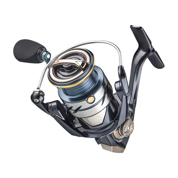 Carrete De Pesca DEUKIO 2024 5.2:1 Potencia Máxima 18lbs Engranaje De Aluminio Aviso De Pesca Para Agua Dulce Y Salada - 1