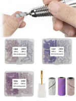 Kit De 61 Piezas De Bandas De Arena Para Uñas Con Eje Para Máquina Eléctrica De Manicura Mini Pulidora De Uñas Y Polvo De Grano Fino 3.1MM - details 0