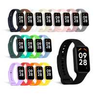 Ociodual Correa de Recambio Compatible con Xiaomi Smart Band 8 Active/Redmi Smart Band 2, de color Negro, Pulsera de Repuesto de Silicona Suave Flexible Sport Goma Transpirable - details 3
