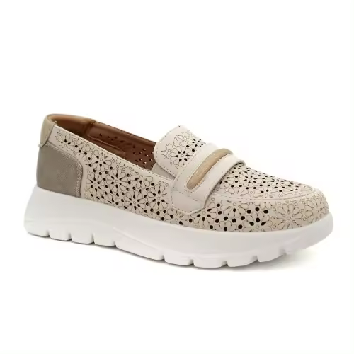 Mocasín mujer confort picado MYSOFT 25M262 con suela EVA ultraligera - 1
