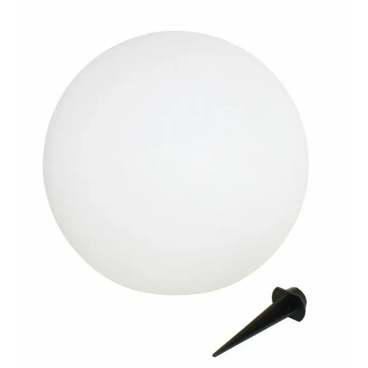 Gerimport Lámpara Solar Jardín Bola 2 Leds RGB 25 Cm - 1