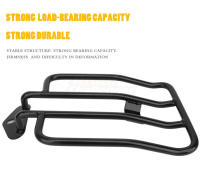 Soporte De Maletero Trasero Para Motocicleta Harley Sportster Iron XL 883 1200 2004-2021 Negro Brillante Accesorio De Motocicleta - details 1