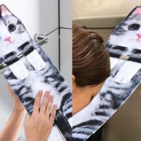 Divertidos Gatos Toalla de Mano-Decoración Gato Toalla Colgantes para Baño Trapos de Cocina-Animal Absorbente suave Toallas-regalos Graciosos Para Originales Mujer Amantes de Los Gatos-HermosoCorto - details 4
