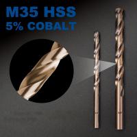 Juego De Brocas Redondas Y Rectas De Cobalto M35 19 Piezas 1mm-10mm Para Acero Inoxidable Y Metálicos Duros Herramienta Eléctrica - details 5