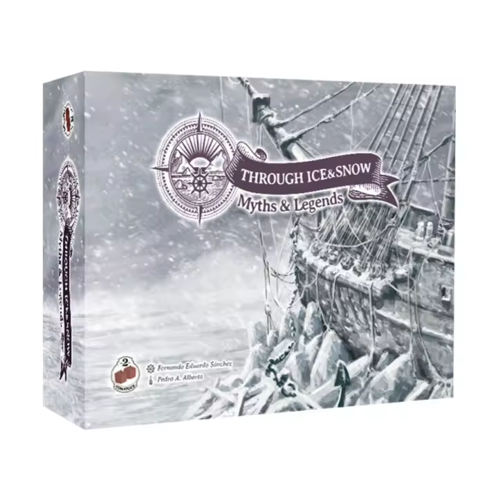 2Tomatoes Games | Through Ice and Snow Myths & Legends | Juego de Mesa Exploración | Estrategia y Aventura | 1-4 Jugadores | Español, Alemán, Inglés y Francés | Histórico, Lugares, Marítimo - 1
