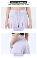 Pantalones Deportivos Para Mujer UPF 50+ Leggings De Yoga Pilates Running Fitness Estilo Deportivo Transpirables Y Suaves Para Verano - details 3