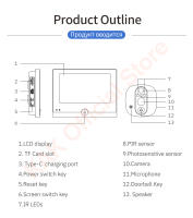 Cámara De Campana Inteligente Tuya 1080P WiFi Con Intercomunicador Detector De Movimiento PIR Vídeo Peephole Compatible Con Google Alexa - details 9