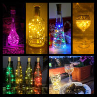 Cinta De Luces LED Para Botella De Vino 5pcs Decoración Navideña De Guirnalda De Luces Eléctricas Faeirys En Hilo De Cobre - details 2