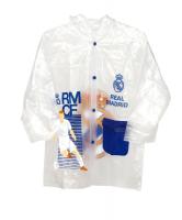 Real Madrid Impermeable Real Madrid Club de Fútbol para Niños | Chubasquero Real Madrid Transparente con Capucha | Impermeable Tipo Chaqueta Real Madrid con Capucha y Botones Tipo Clip | Raincoat Real Madrid - details 1