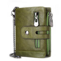 Cartera de piel para Mujer,with RFID Bloqueo,16 Ranaduras para Tarjetas with Cremallera Compartimiento Múltiple Billetera Bifold Mujeres para Crédito, Billetes y Monetas - details 8