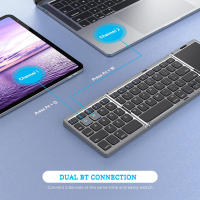 Teclado Bluetooth Plegable Seenda Para PC Mac Smartphone Windows iOS Android Recargable Portátil Con 63 Teclas Estilizado En Inglés - details 8
