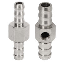 Adaptador De Conexión T Para Línea De Combustible 1/8-27 NPT En Acero Inoxidable 304 Con Goma Para Medidor O Sensor De Presión De Combustible Alta Performance - details 2