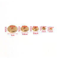 20/40pcs Cuentas De Espaciador Planas En Acero Inoxidable 3-10mm Color Oro Con Agujero Grande Para Creación De Joyas Pulseras - details 7