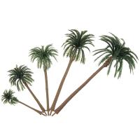 5Pcs Jaulas De Plástico Para Palma De Coco Miniatura Plantas Bonsái Artesanía Micro Paisaje Decoración DIY Modelo De Escenario - details 0