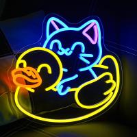 Luz Neón LED De Gato Para Decoración De Pared Luz Neón De Animal USB Para Dormitorio Tienda De Mascotas Tienda De Zoo Casa Del Gato - details 3