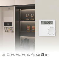 Termostato De Pared Inalámbrico Opentherm Para Boilero Batería De Alta Eficiencia RF OT Controlador De Temperatura Para Boilero De Gas Soporte Semanal Y Calibración - details 5