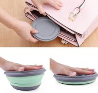 Juego de 3 cuencos plegable para acampar, Cuenco de silicona portátil, Cuenco plegable multiusos - details 3
