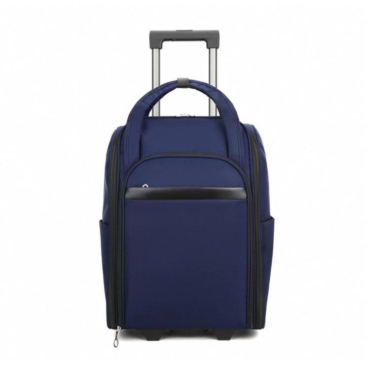 Maletín con Ruedas de Gran Capacidad, Convertible en Maleta, Asa Telescópica Resistente, Diseño Ligero e Impermeable, Ideal para Viajes, Negocios y Estudiantes