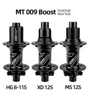 Hub De Bicicleta MTB ARC MT009 6 Pilares 4 Rodamientos Delantero Con 3 Dientes Atrás Compatible Con K7 Micro Spline HG 8 9 10 11 12S SRM XD Para Eje BOOST 15x110 Y 12x148 - details 2
