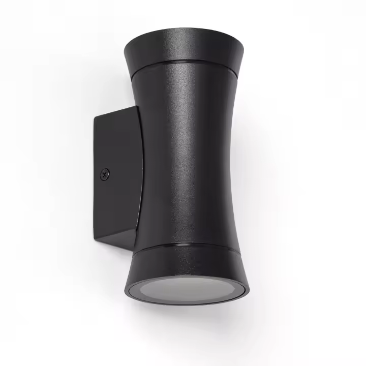 Ledkia Aplique de Pared Exterior Aluminio Aynik Negro - 1
