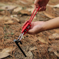 Gancho De Pulley Para Tienda De Campaña Ajustable Y Antigolpes Cierre De Canopy Tensión De Cordones Ratchet Soporte Para Tienda De Acampar - details 3