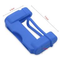 Protector De Hebilla De Cinturón De Seguridad Para Coche Universal Cubierta Antisuciedad De Silicona Accesorios De Seguridad Para Interior Del Vehículo - details 1