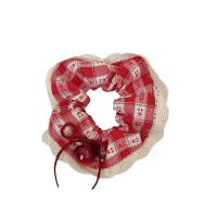 Cinta De Cabeza Estilo Coreano Con Patrón De Cereza Roja Y Cuadrícula Para Primavera Accesorio De Moda Para Mujer - details 1