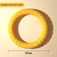 Juguetes Para Perros Disco Volador Interactivo Anti-Mordedor Atractivo Para Masticar Agresivo Suministros De Entrenamiento De Anillo Flotante Para Mascotas - details 11