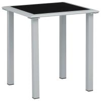 vidaXL Tumbonas con mesita 2 unidades aluminio Sillas de Exterior Ideal para jardín, playa, piscina, terraza Tumbona Piscina Tumbonas Playa Tumbonas Jardín Exterior - details 5