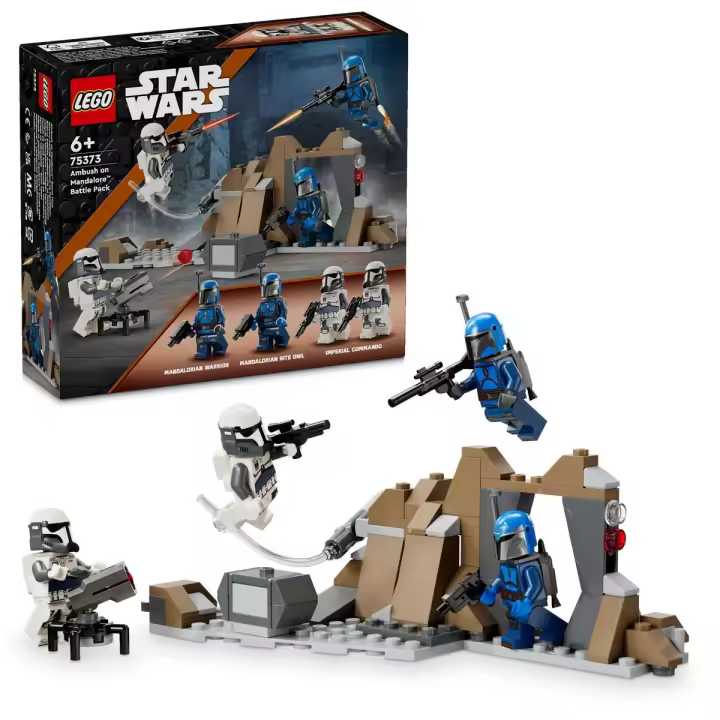 LEGO® Star Wars: The Mandalorian Pack de Combate: Emboscada en Mandalore™ Juguete de aventuras 75373 - 1